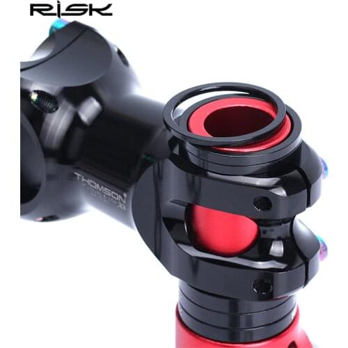 RISK Aluminum Alloy 7075 CNC 2/3/5 mm Bicycle Cycling Stem Spacer MTB Mountain Bike Stem Adjustment Washers 6 piece/lot New
