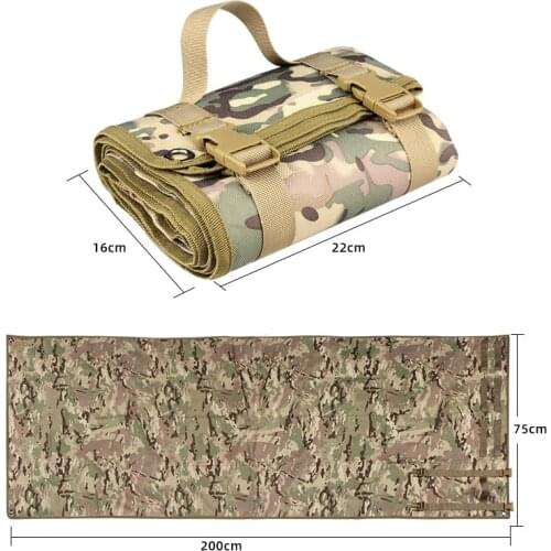 OneTigris Tactical Lightweight Roll-Up Shooting Mat Non-padded Shooting Accessories Hunting Gun Rifle Cleaning Mat for Shotgun