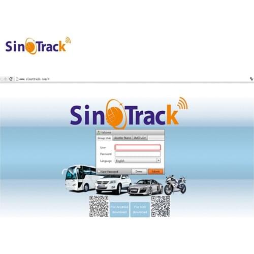 Login Account of GPS Tracking Software GPS Fleet Management Server based Web based Real Time Tracking System platform Mobile APP