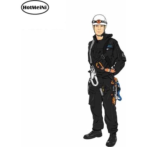 HotMeiNi 13cm x 4.4cm For Metropolitan Police Funny Car Stickers Graffiti Decal Waterproof 3D Occlusion Scratch Decoration