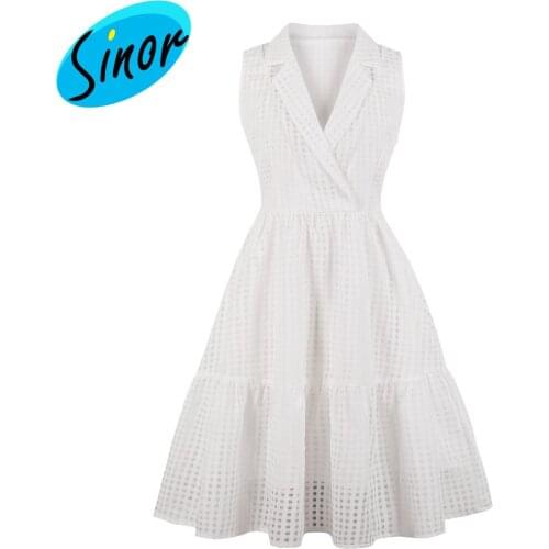 2018 autumn/summer turn collar solid color large size ladies famous 70S dress 1668 banquet dress