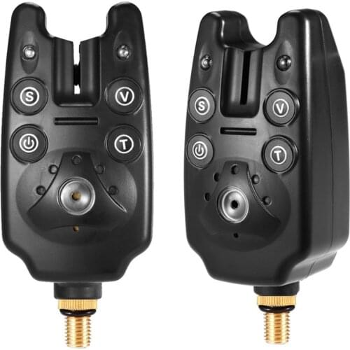 1 PCS Carp Fishing Bite Alarm with Volume Tone Sensitivity Control LED Night Indicator Electronic Alarm Sea Fishing Tools