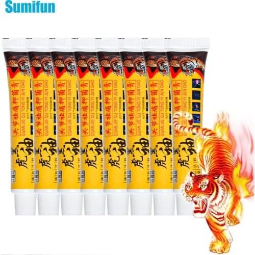 10Pcs Tiger Balm Analgesic Cream Treat Arthritis Rheumatism Ointment Lumbar Joint Muscle Pain Relief Massage Medical Plaster