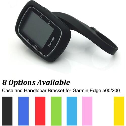 31.8mm Outdoor Bicycle Bike Mount Bracket Holder + Rubber Protect Case for Garmin Edge 500 / 200 Computer Training GPS