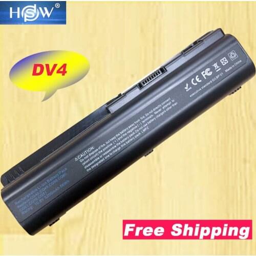 HSW 5200MAH 6cell Laptop Battery For HP Pavilion DV4 DV5 DV6 CQ40 CQ41 CQ45 CQ50 CQ60