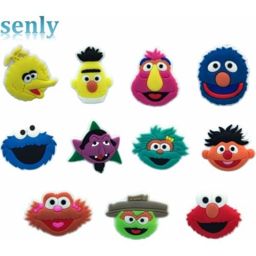 Free shipping 11pcs shoe charms shoe accessories for wristbands croc jibz best gift for shoe decoration Kids gift