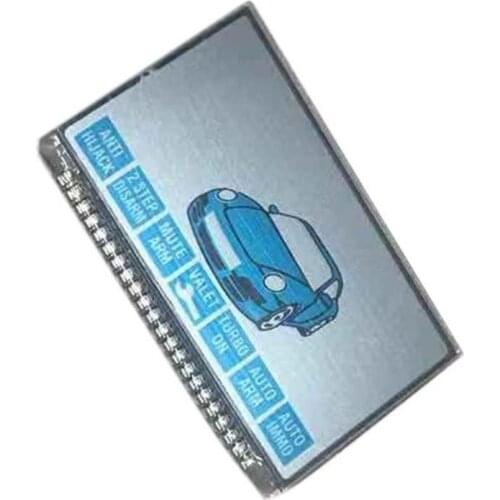 50 pcs/lot B6 LCD Display Keychain Screen for Two way Car Alarm System Starline B6 lcd Remote Control Key Fob Keychain