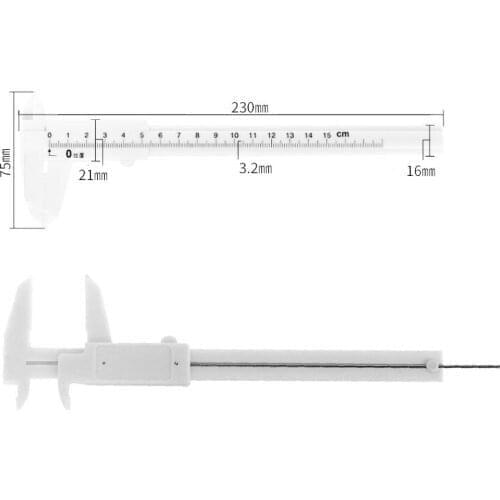 Double Scale Sliding Gauge Eyebrow Ruler Tattoo Permanent Makeup Eyebrow tattoo Measuring Ruler Caliper Measure Tools