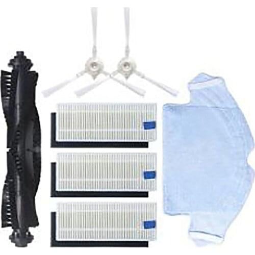 Mop Cloth Side Brushes Cleaning Rags for 360 S6 Sweeping Robot Roller Brushes Filters for 360 S6 Sweeping Robot Accessories