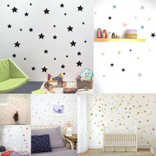 Various size Stars Wall Stickers Kid Decal Art Nursery Bedroom Vinyl Decoration