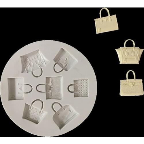 New fashion bag Silicone mold DIY cake decorating tools Chocolate candy baking mold Sugarcraft