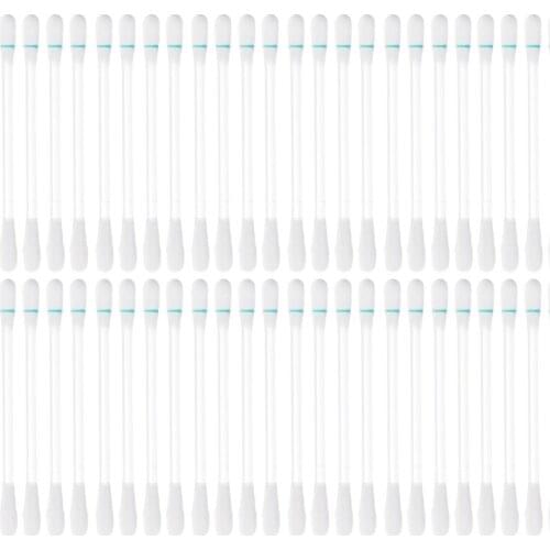 M4YA 100pcs Disposable Sterilizing Cotton Swabs Alcohol Iodine Swab Stick Individually Wrapped Outdoor Supplies