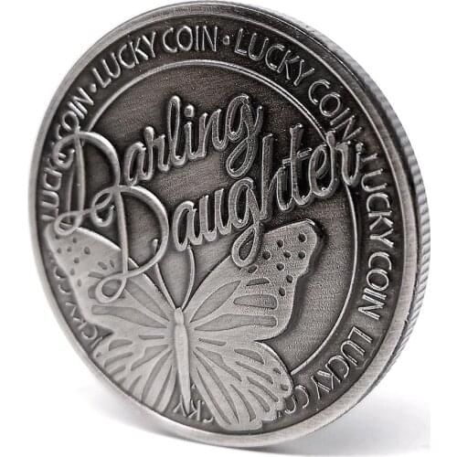 Dear Daughter Lucky Coin Commemorative Coins souvenir Gifts