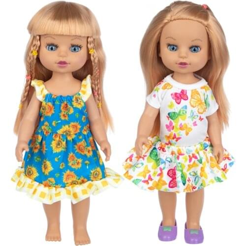 Leisure Dress 14Inch Baby Dolls Pop Reborn Silicone Girl 35cm Born Poupee Boneca Baby Soft Toy Girl Todder Gift