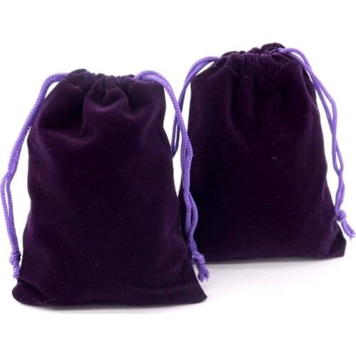 Professional custom Direct Manufacturer drawstring velvet bag for mobile phone HDD accessories gift jewelry storage and packing