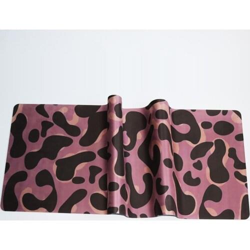 Rubber Yoga Mat Gym Sports Leopard Suede Yoga Mat For Yoga Pilates