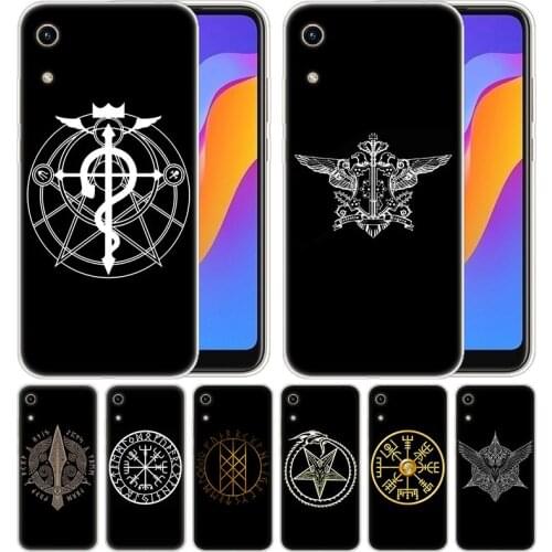 Luxury Silicone Case Viking Vegvisir Odin Nordic for Huawei Honor 9X 8A 7A 20 Pro 7X 8X 7S 8S 8 9 10 Lite View 20 20i 10i Play