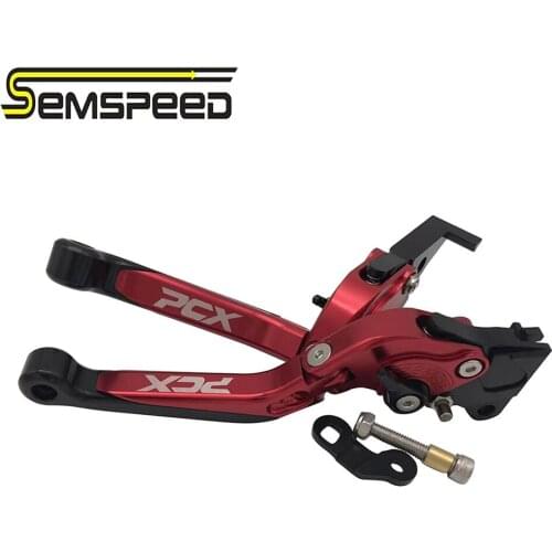 Semspeed HONDA 2021 PCX 125 PCX 150 160 Motorcycle Accessories Parking Brake Foldable Levers Folding Extendable Automatic Lock