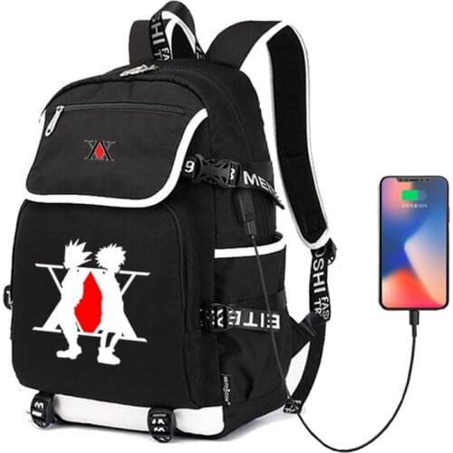Hunter X Hunter Unisex Backpack Street Fashion College School Bags Youth Outdoor Travel Sport Daypack Women Mens Bagpack