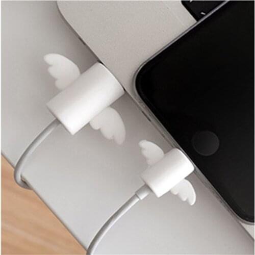 1 Pair Stationery Line Cover w16 Student Supply Cord Seat Line Desktop Set Wire Holder Winder