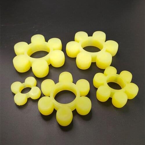 ML plum elastic coupling cushion body 8 eight petals MT type polyurethane elastic block 6 hexagonal plum washer elastic cushion