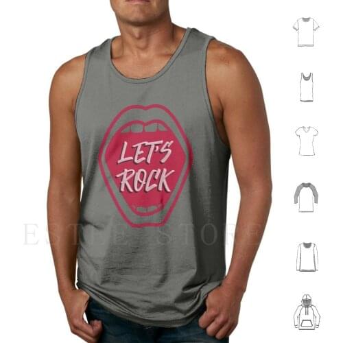 LetS Rock Rock Star Rock It Guitar Rock N Roll 80S 90S 00S Legendary Guitar Tank Tops Vest Sleeveless Slash Guitarist Gnr