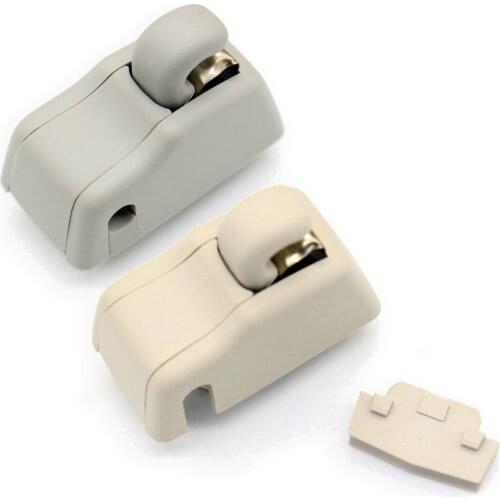 Interior-Roof-Sun Visor Support Retainer Clip For 2007 2008 2009 2010 2011 2012 2013 2014 2015 Audi Q7 (4LB), Gray or Beige