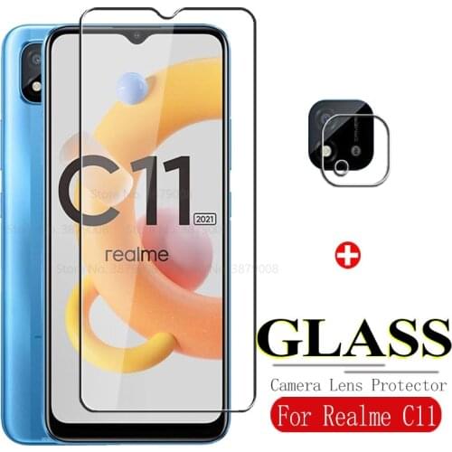 Tempered Glass For Realme C11 Screen Protector for Realmi C11 real me C11 Camera lens Glass realmeC11 2021 protection films