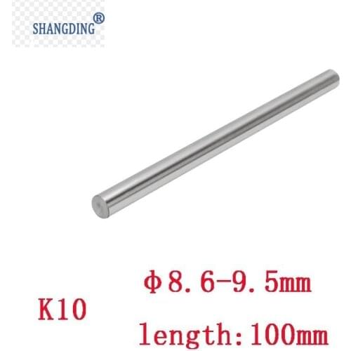 1 piece TUNGSTEN Solid Carbide Round Rod 8.6mm-9.5mm X 100mm Lathe Bar K10 machine tools accessories metal processing machinery