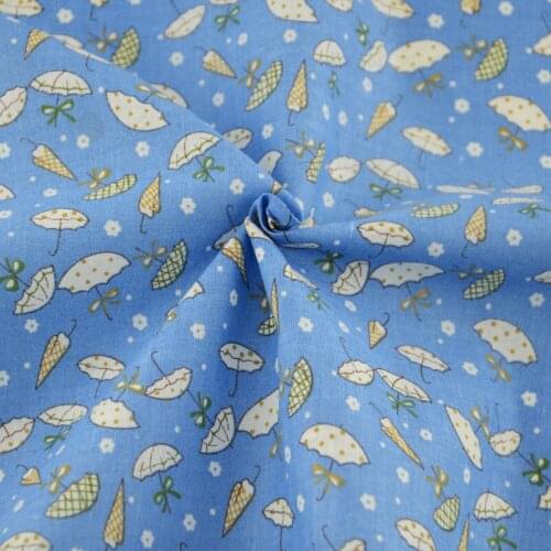 100% Cotton Fabric Fat Quarter Tissue Patchwork Cartoon umbrella Fabrics Design Home Textile Tecido Sewing Cloth Art Work Crafts