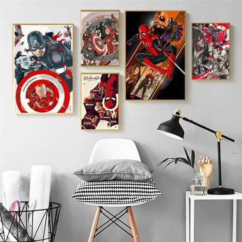 5D DIY Diamond Painting Marvel Avengers Superhero Spiderman Embroidery Mosaic Art Picture Of Rhinestones Home Decoration Gift