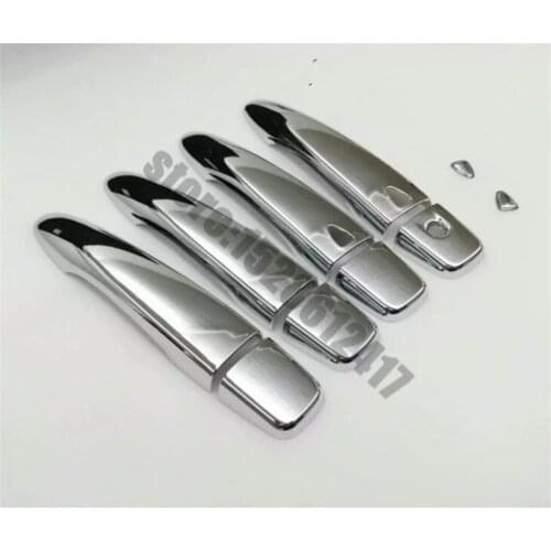 ABS Chrome Car Door Handle Cover Cup Bowl Trim Car styling for Nissan X-Trail X Trail T32 2014- 2019 Car styling