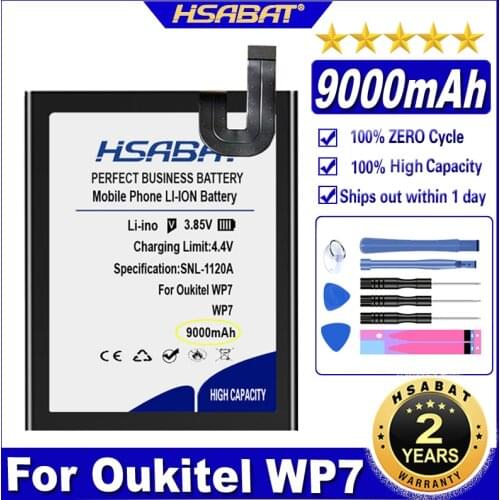 HSABAT S76 9000mAh Battery for OUKITEL WP7 Batteries