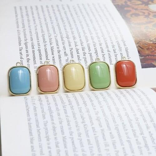 50pcs Fashion Musical DIY Necklace Pendants Gold Tone Metal Alloy Enamel Jewelry Floating Locket Pendant Charm Necklace Pendant