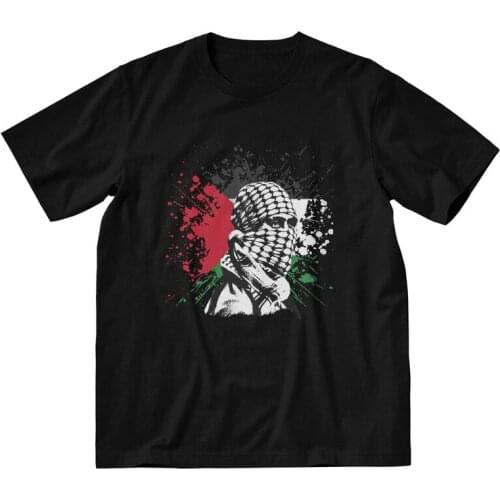 Free Palestine T-shirt Men Fashion T Shirt Short Sleeve Free Gaza Palestinian Flag Map Arabic Tshirts Cotton Tees Top Clothing
