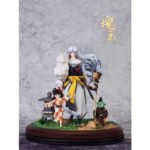 GK Statue Inuyasha 1/6 Sesshoumaru Rin Jaken Full Character Series Statues Resin Action Figure Collection Model Toys Y2063