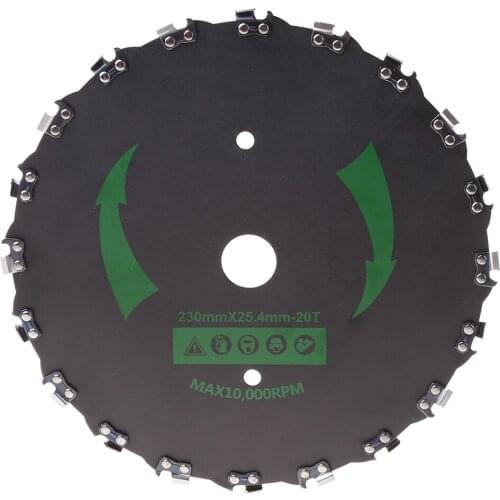 Round Lawn Mower Saw Blade Chainsaw Tooth Trimmer Machine Replacement Parts Garden Grass Mower Head for Lawn Mower Eater