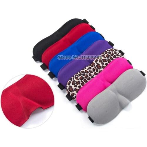 3D Sleep Mask Natural Sleeping Eye Mask Eyeshade Cover Shade Eye Patch Women Men Soft Portable Blindfold Travel Eyepatch 100pcs