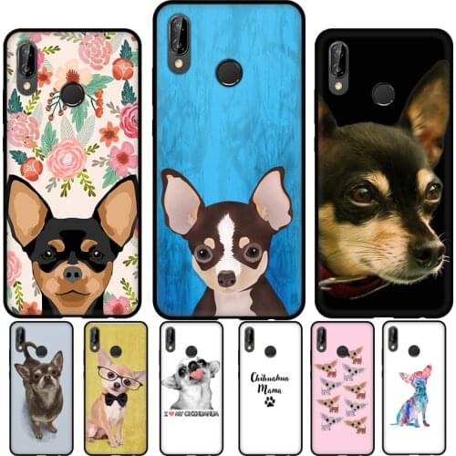 Chihuahua Dog Soft Cover For Huawei P30 Lite P40 P20 Pro Mate 20 10 Lite P Smart 2021 2019 Phone Case