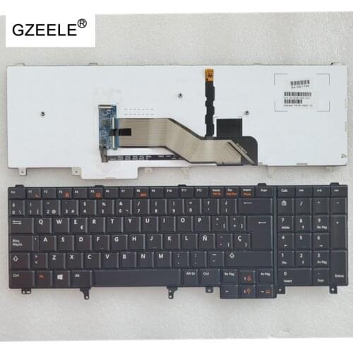 New keyboard For Dell Latitude E6520 E6530 E6540 E5520 E5530 Backlit SP Spanish Teclado Keyboard