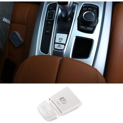 Aluminium Alloy Car Handbrake Cover Trim For BMW 5 Series GT X3/X4/X5/X6 F10 F07 F25 F26 F15 F16