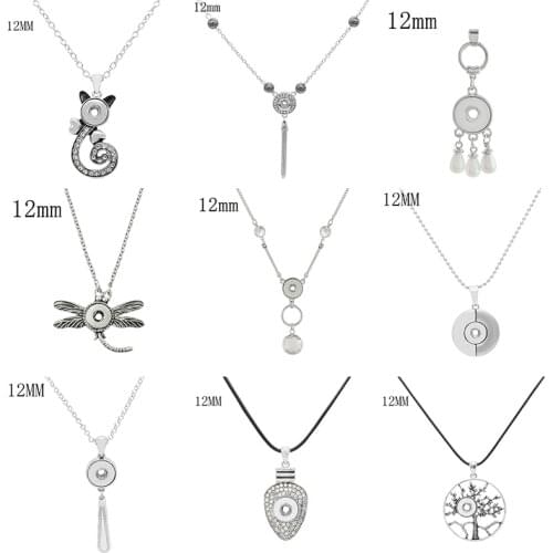 12mm Snap Button Necklace DIY Jewelry KD3214