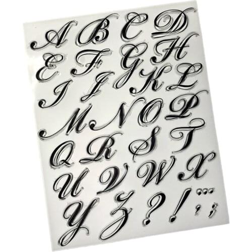 Nice Font Clear Transparent Stamp Seal For DIY Scrapbooking Rubber Stamp Card Making Album Decoroation Crafts