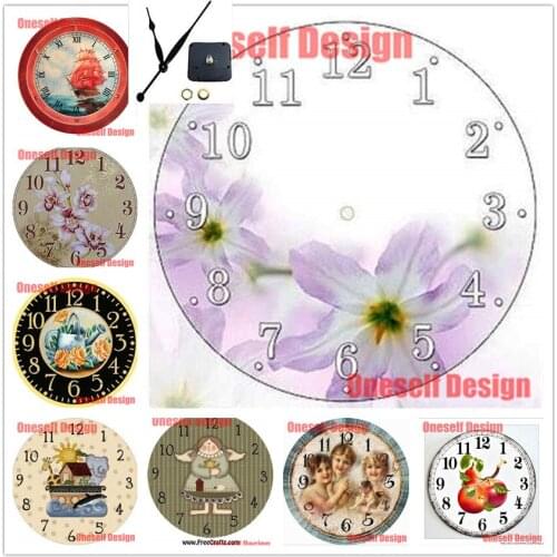 Popular diy diamond embroidery clock diamond mosaic sale rhinestone pictures diy diamond art kit decoration home wall sticker
