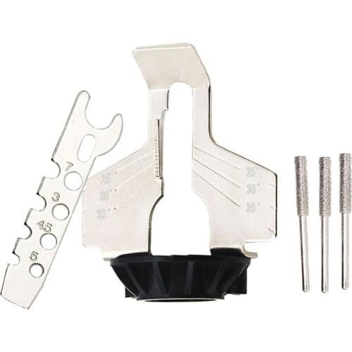 Chainsaw Sharpening Attachment Chain Saw Tooth Tool Accessories Used with Electric Grinder Accessories Grinding Chain Tools