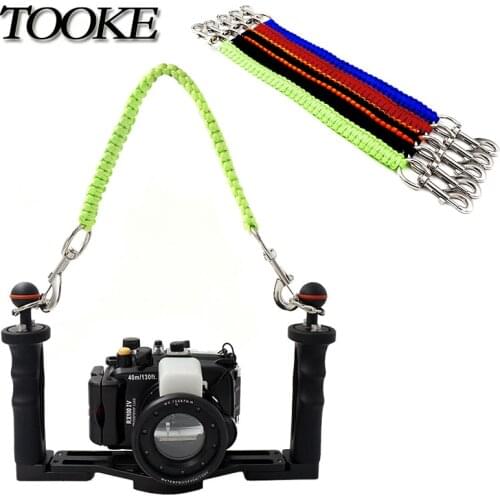 Diving Camera Hand Rope Lanyard Strap Carrier Tray Handle For Sony Ca-non Housing Case Light Holder Underwater Photography