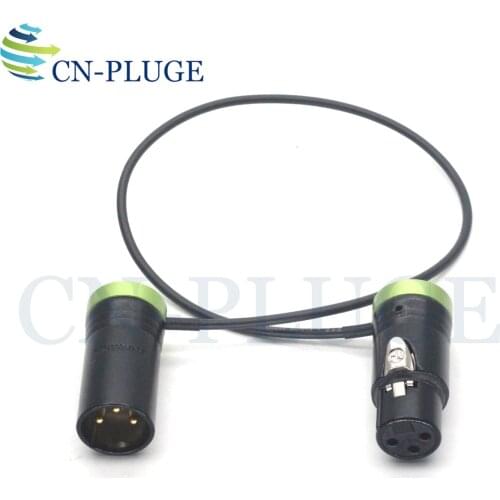 Blue Red black green Low-Profile XLR NEUTRIK 3pin XLR male to 3pin XLR female Audio Line, Use SOMMER SOD-14 audio cable