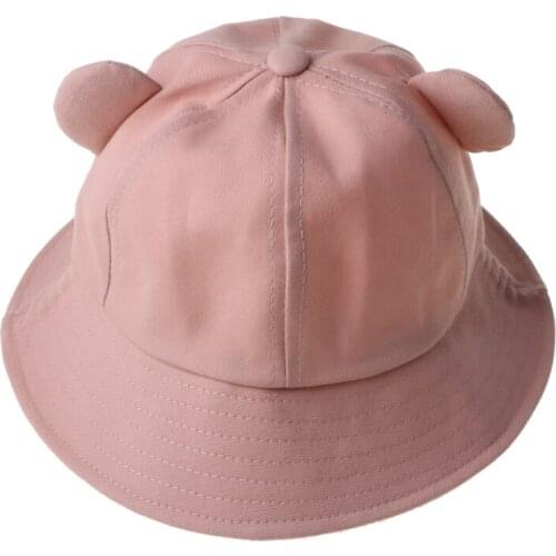 Foldable Cotton Frog Bucket Hat Summer Sunscreen Fisherman Hunting Sunhat