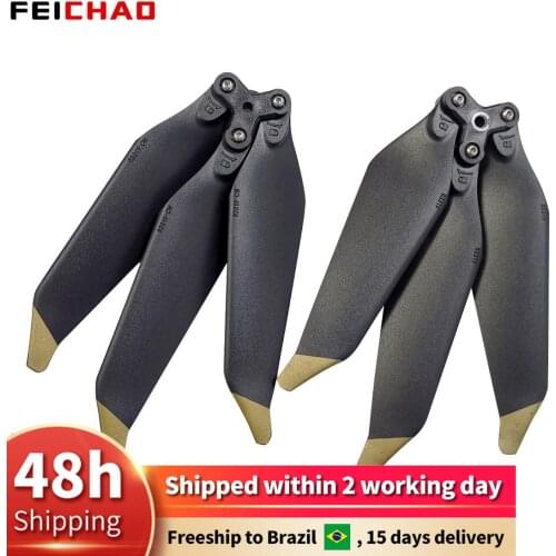 SHENSTAR Drone Replacement Propeller 8331F Plastic 3 Leaf Prop Quick Release Folding Paddle Low-noise for MAVIC PRO PLATINUM