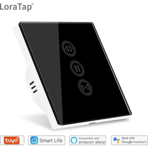 Tuya Smart WiFi Blinds Roller Shutter Curtain Touch Switch App Timer Remote Control Voice Control with Google Home Alexa Echo